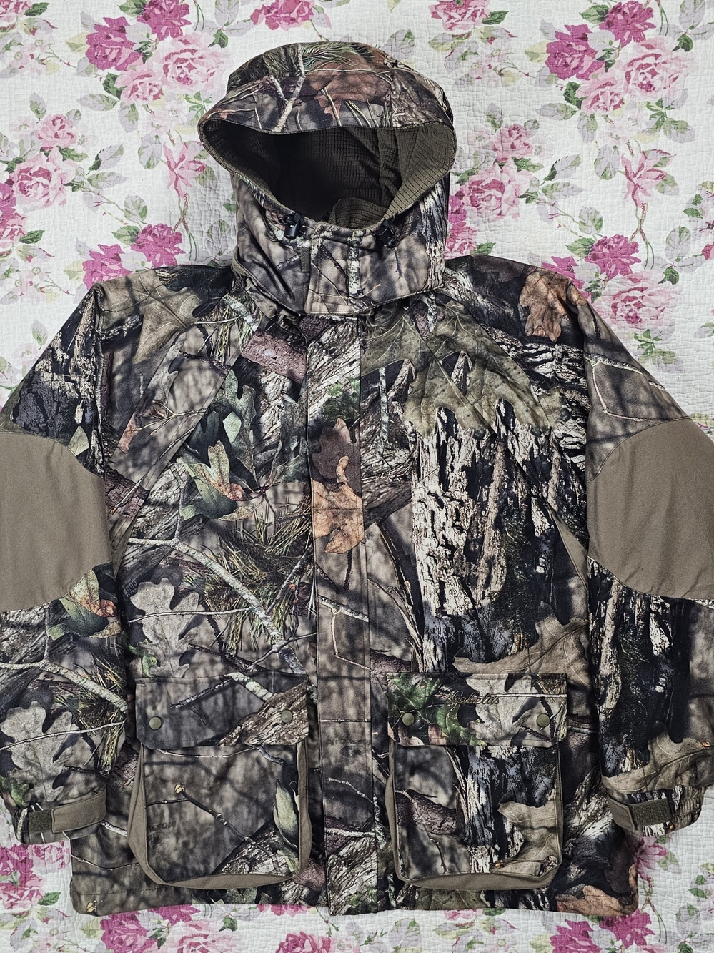 Cabela's Men's XL Real Tree Hunting Camouflage Hooded Puffer Jacket